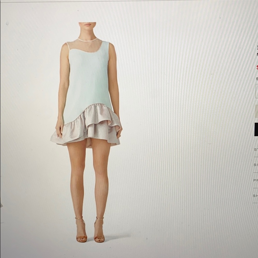 nha khanh drop waist mini dress size 14